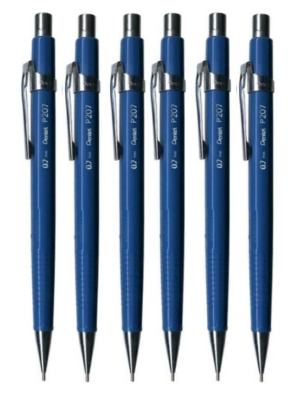 Pentel 0.7mm (P207) Blue P200 Series Automatic Mechanical Pencil